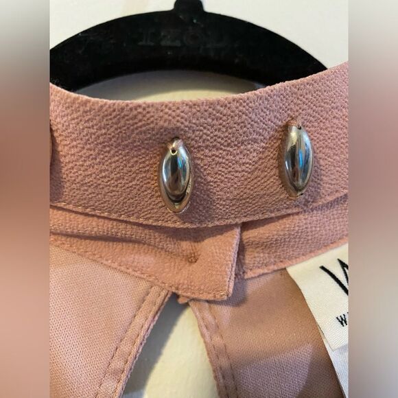 NWT, Light Pink, Studded Choker, Keyhole, Floor Length Dress, Size S - Picture 4 of 8